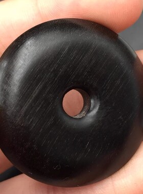 保真天然黑驴蹄子平安扣无事牌吊坠黑驴蹄子驴蹄车挂文玩民俗文化