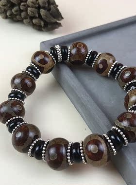 天珠玛瑙男女款手链玛瑙民族风