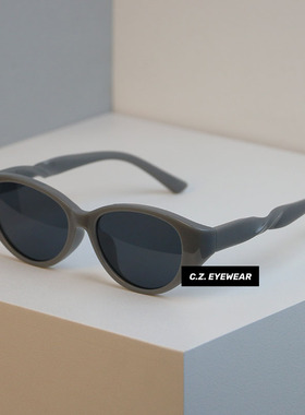 复古美式猫眼潮酷ins凹造型墨镜