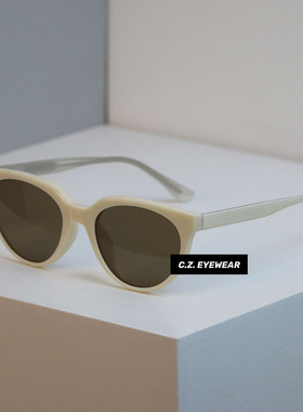 韩版奶茶色高级感墨镜防紫外线