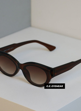 欧美风y2k猫眼潮酷防紫外线墨镜