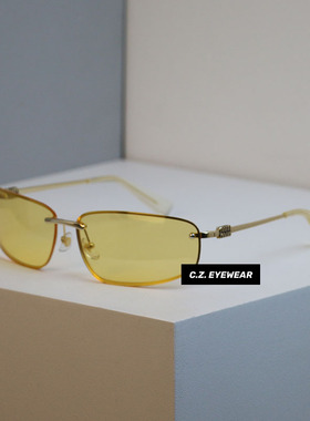 y2k千禧风发箍墨镜超酷未来感