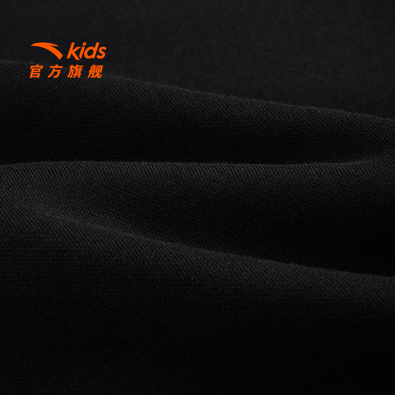 安踏儿童男大童针织套头衫2025秋季新款舒适亲肤中大童圆领卫衣潮 - 图3