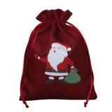 Apple, красный рождественский защитный амулет, упаковка, тканевый мешок для пожилых людей, подарок на день рождения, со снежинками