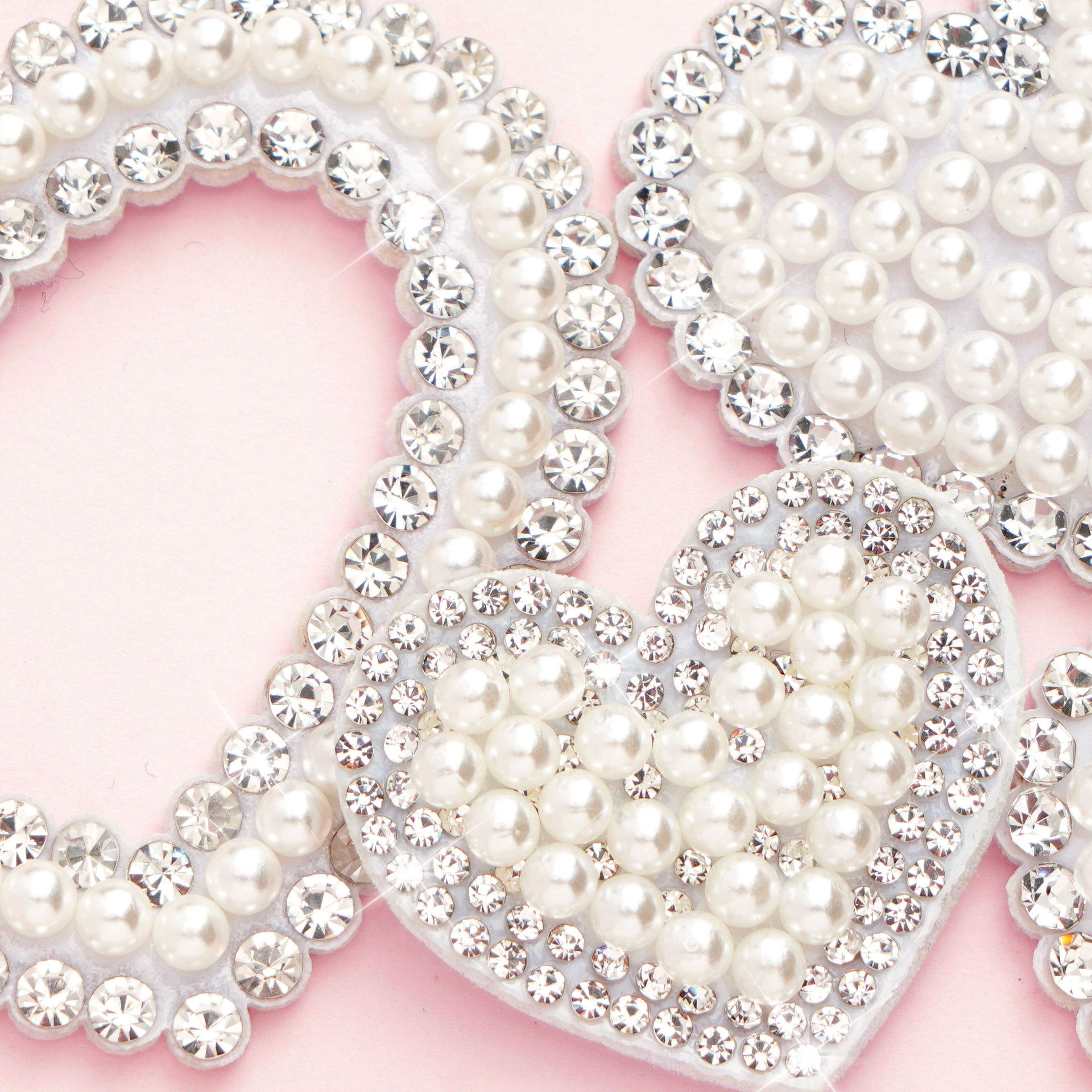 爱心系列烫钻贴镂空爱心烫钻烫图服饰桃心水钻贴鞋帽装饰补洞贴,淘宝优惠券,粉丝福利购,淘宝优惠卷