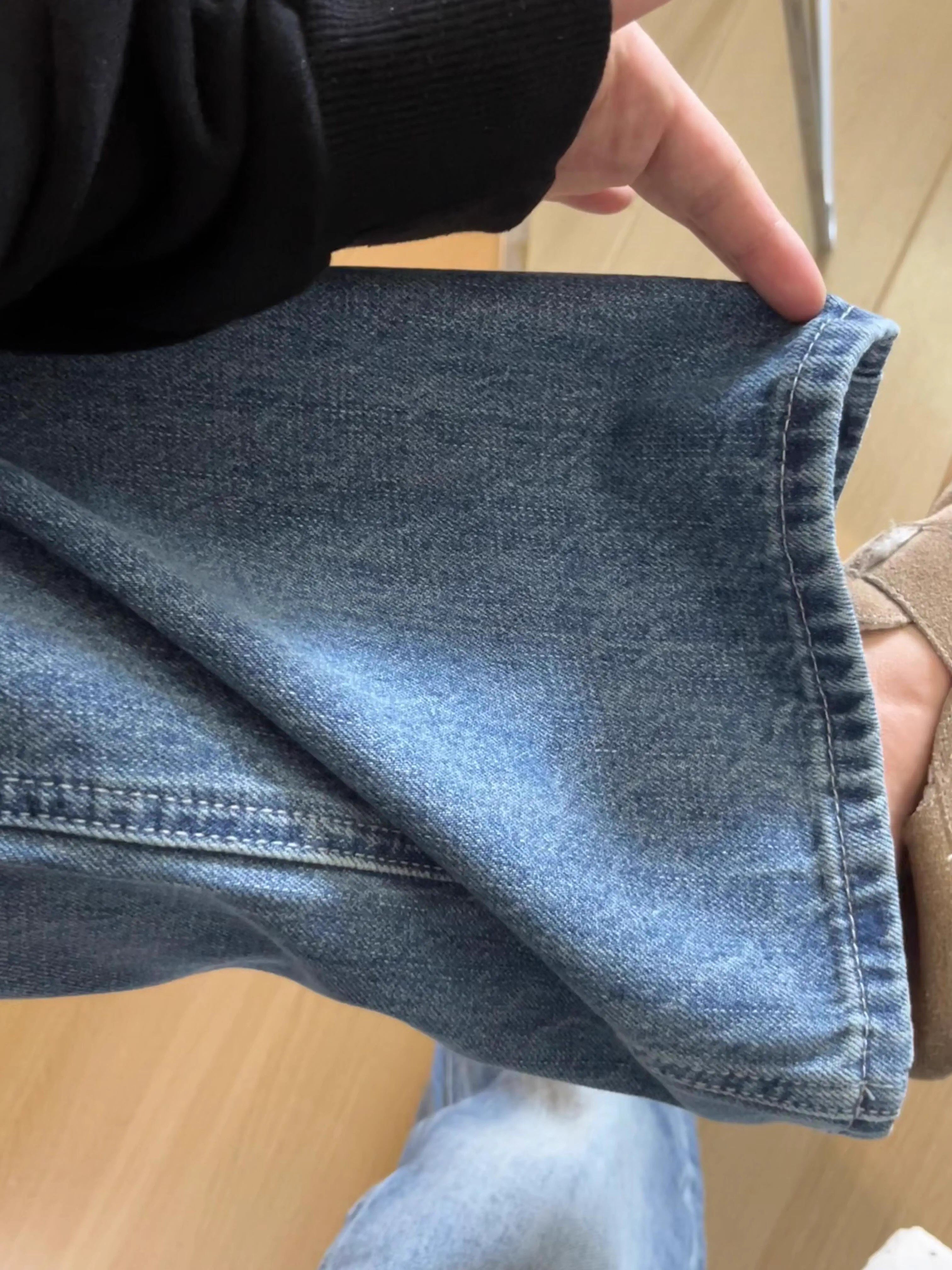 设计感中低腰微喇叭牛仔裤女秋季新款美式复古蓝宽松显瘦垂感裤子,淘宝优惠券,粉丝福利购,淘宝优惠卷