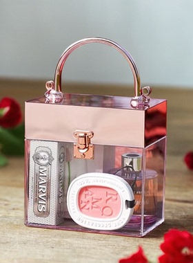 镜面DIY永生花收纳盒亚克力高级