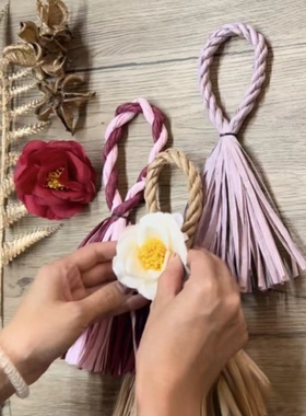 仿真花藤条塑料装饰品遮挡包柱