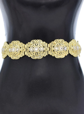 新疆金色腰链民族风腰带