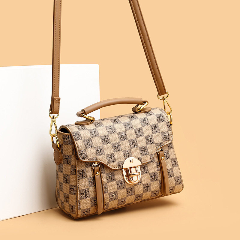 轻奢质感手提包女2025新款时尚大容量小方包高级感百搭单肩斜挎包,淘宝优惠券,粉丝福利购,淘宝优惠卷