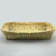 Storage living room kitchen household square woven bamboo basket