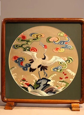 苏州手工双面绣刺绣摆件成品礼物