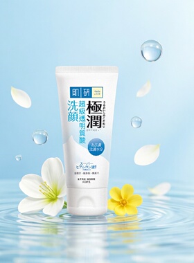 进口肌研极润泡沫洁面乳100g深层清洁温和洗面奶清爽洁净任何肤质