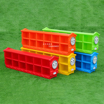 Kindergarten Early Education Center Soup Maz Children Shoes Cabinet Toy Cabinet Plastic Colorful Cartoon Animal Styling Shoe Rack