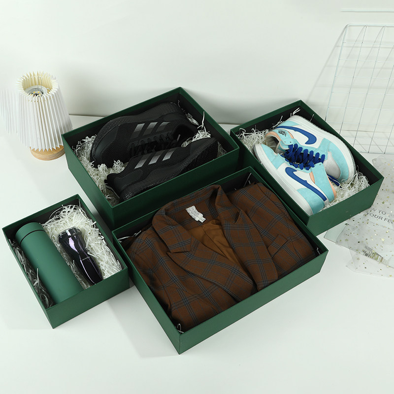 七夕节礼物盒墨绿色礼盒小清新韩版包装空盒伴手礼创意礼品盒定制