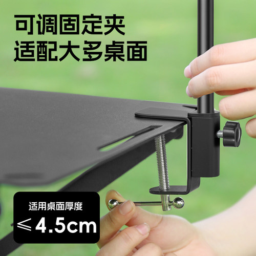 户外露营灯架铝合金伸缩灯杆支架营地摆摊夜市灯挂架野营挂灯杆 - 图2