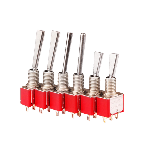 航模遥控器开关拨杆钮子飞机金属扭子开关3脚三档6脚二档FPV穿越-图3