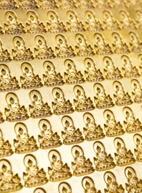 藏式四方黄铜纯铜擦擦佛像模具民族用品文殊绿度母陶土泥佛泥擦