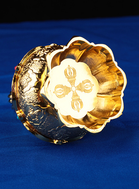 密宗佛前财神龙王宝瓶莲花观音