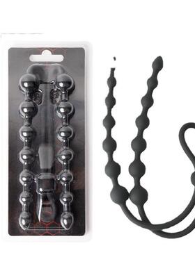 Intra-anal bead self-stimulation expansion massager