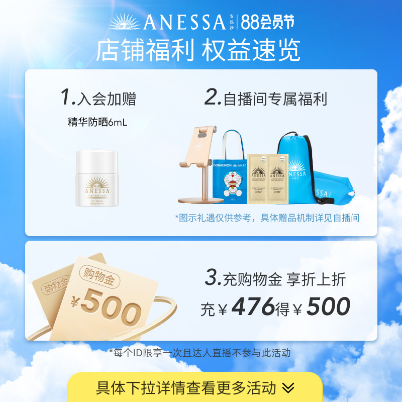 【立即抢购】安热沙小金瓶耐晒防晒霜 ANESSA安热沙防晒霜
