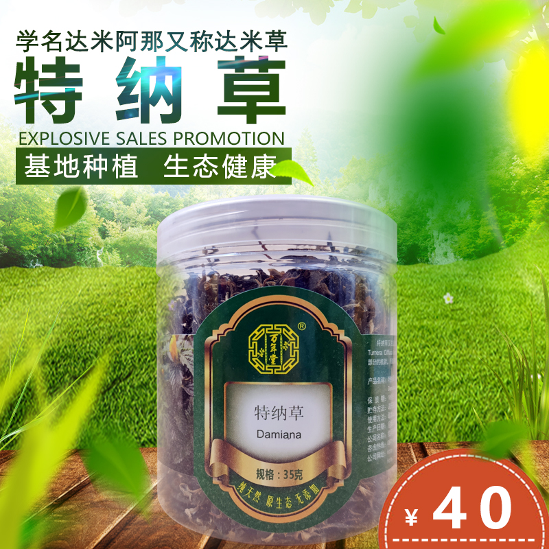 达米阿那Turneradifusa特纳草Damiana自有基地直发干叶助眠花草茶 - 图1