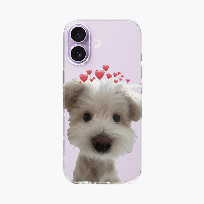 海浪公园【拍三免一】可爱狗狗ins适用于iPhone17promax手机壳tpu透明软壳reno13三星s24小米15pro华为p70 - 图0