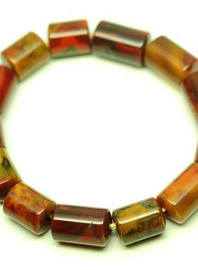 色浓纹美手串战国红经典独特