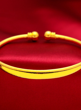 礼物礼品首饰新款黄铜镀礼物开口满天星手镯欧币镀礼物久不掉色婚