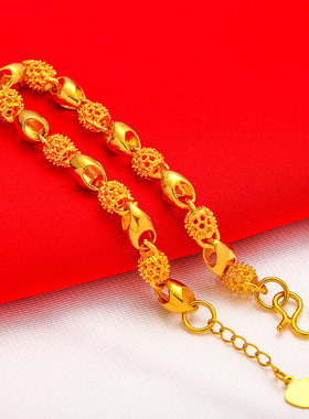 礼物礼品首饰跨境2021新款生日礼物首饰 镂空玲珑佛珠手链礼物色