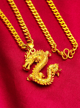 礼物礼品首饰扁龙项链礼物饰品首饰跨境时尚款饰品首饰厂定制定做