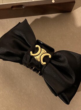 CampingKiss黑色蝴蝶结发夹