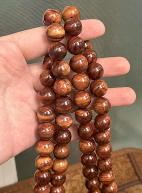 海南黄花梨油梨，1.5乘108念珠文玩手串男女潮款同款，海口发货