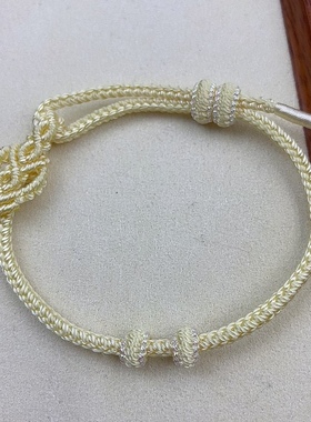 可穿黄金手绳女红绳手工编织手链