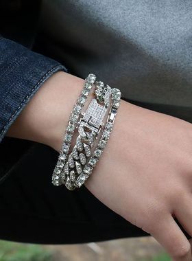 欧美嘻哈手链LuxuryBracelet