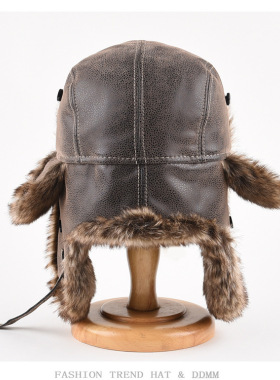 冬户外皮雷锋帽RussianFurHat