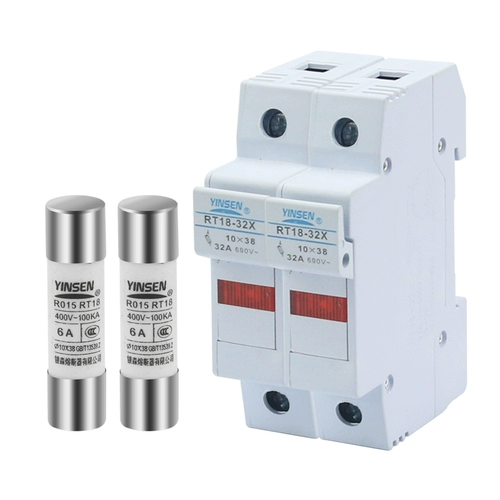 Трубка керамический предохранитель R015 RT18 10*38 BASE BASE FUSE SEAT RT18-32X/63X