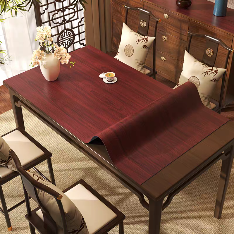 木纹皮革桌垫茶几餐桌垫书桌办公学习电视柜桌垫防水防油防滑定制,淘宝优惠券,粉丝福利购,淘宝优惠卷