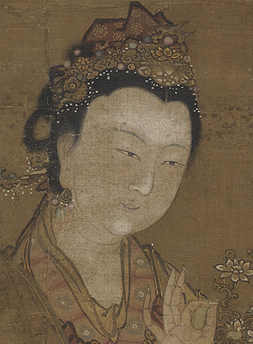宋佚名维摩诘图古画真迹复制品