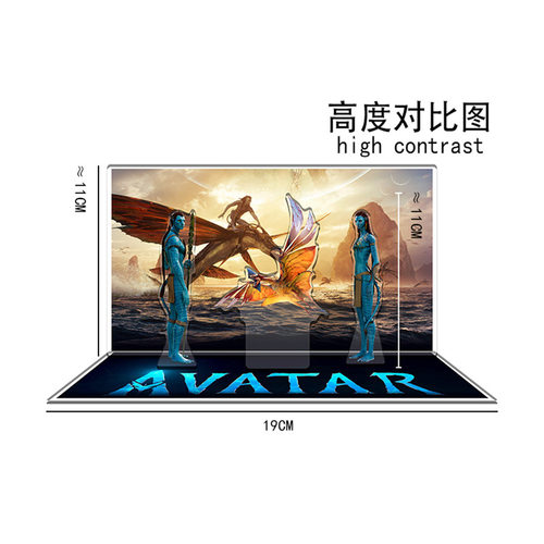 自制阿凡达3组合模型立牌周边火与烬Avatar3衍生品送人小礼品摆件 - 图2