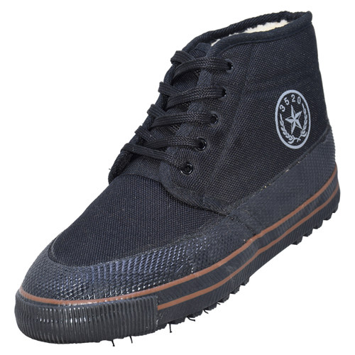 3520劳保棉鞋男工地耐磨冬季保暖解放鞋高帮加绒加厚防滑迷彩棉鞋 - 图3