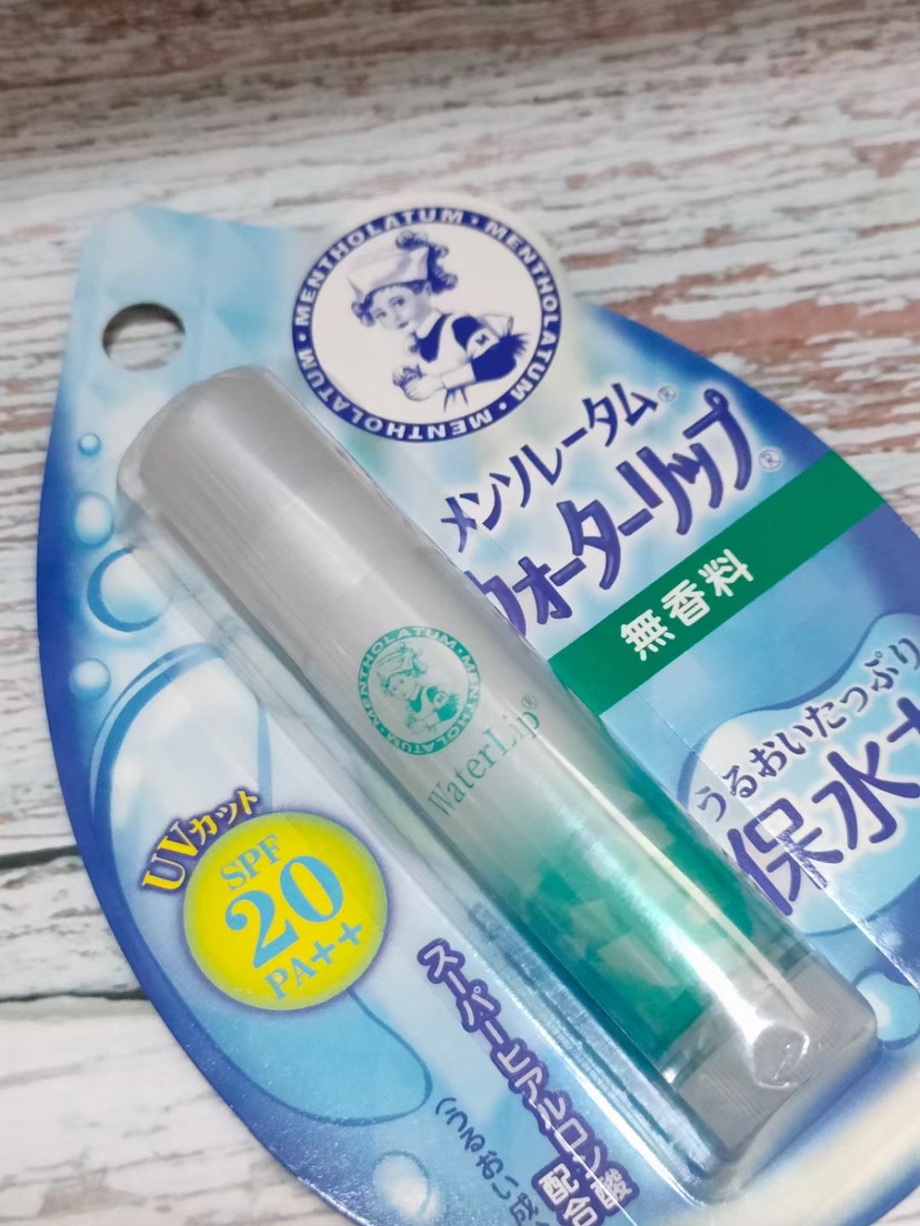 日本本土曼秀雷敦保水力防晒润唇膏4.5g SPF20 PA++ - 图1