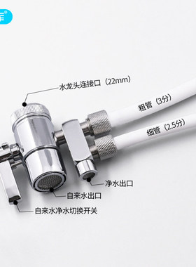 希库滤芯净水器龙头分流器