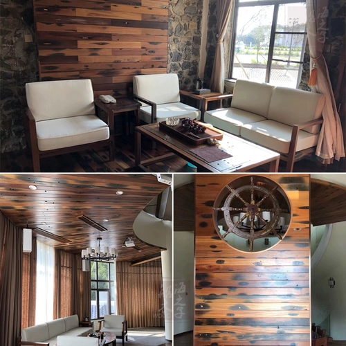 Старая лодка деревянная доска материал мозаика фоновая стена сплошная леса