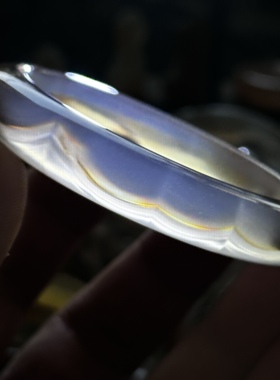 天然马料海洋玉髓高冰一线山景彩虹光虹膜玛瑙手镯七彩云海景观56