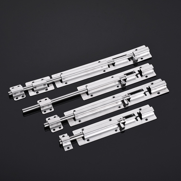 不锈钢插销门栓门扣木门窗防盗插销锁扣加厚明装门老式门插销明装 - 图0