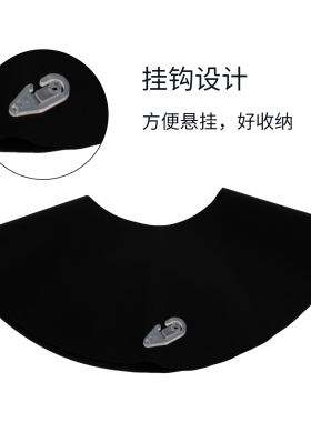 理发防碎发硅胶围脖披肩