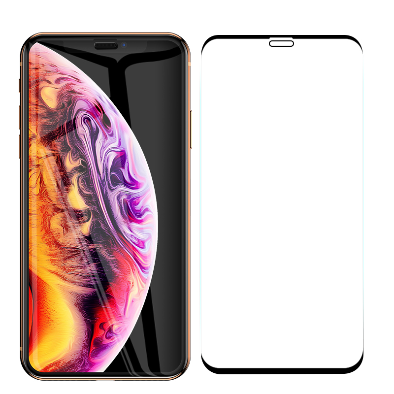 适用全覆盖无边框膜苹果xs钢化膜iPhone XS Max手机膜X保护膜XR无黑边XSmax全包新款高清一体玻璃防指纹防刮 - 图3