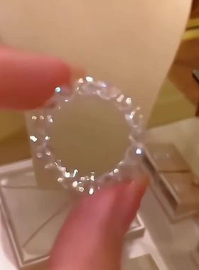 超闪满钻戒指女ins轻奢小众设计高级感创意指环个性百搭食指戒