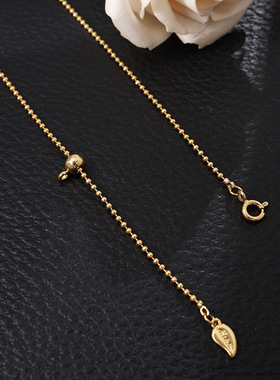 花迹彩色串珠颈链新款小清新锁骨链轻奢时尚礼物项链